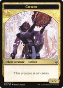 Jeton Citoyen [Jetons La guerre des Planeswalkers]