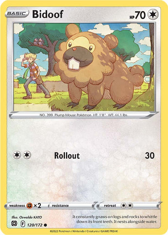 Bidoof (120/172) [Espada y Escudo: Estrellas Brillantes]