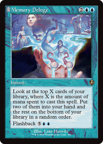 Déluge de souvenirs (Cadre rétro) [Innistrad Remastered]