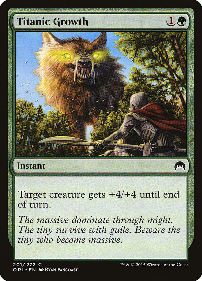 Croissance titanesque [Magic Origins]