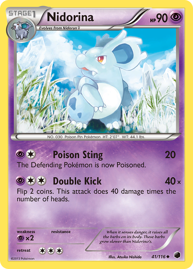Nidorina (41/116) [Negro y Blanco: Tormenta Plasma]