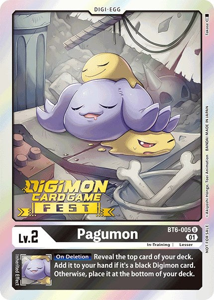 Pagumon [BT6-005] (Digimon Card Game Fest 2022) [Cartas promocionales Doble Diamante]
