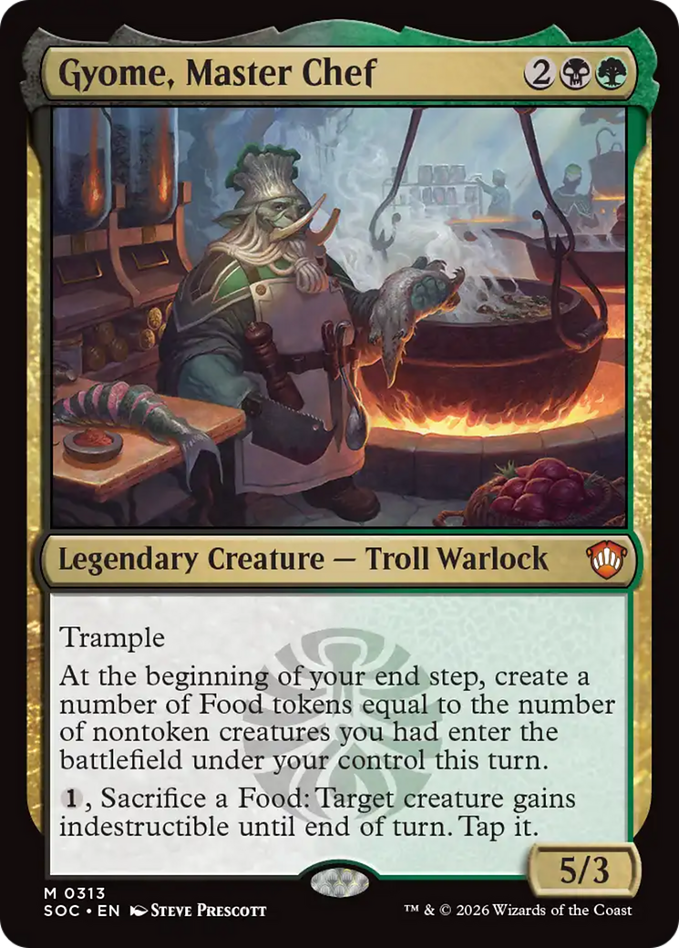 Gyome, Chef Maestro [Commander: Secretos de Strixhaven]