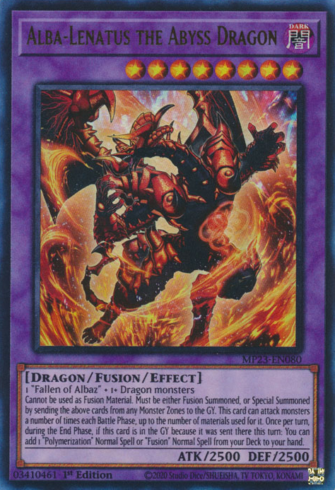 Alba-Lenatus le Dragon des Abysses [MP23-FR080] Ultra Rare