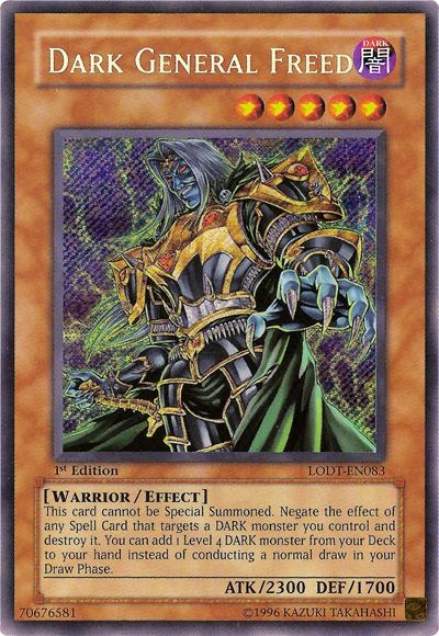 Général de l'Obscurité Freed [LODT-FR083] Secret Rare