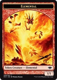 Elemental (008) // Myr (019) Ficha de Doble Cara [Modern Horizons Tokens]