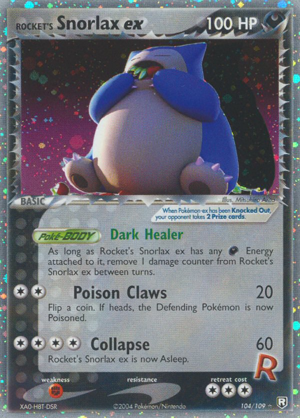 Snorlax ex de Rocket (104/109) [EX: Regreso del Team Rocket]