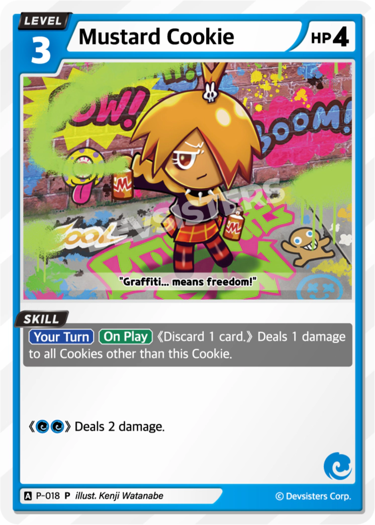 Image for Mustard Cookie (P-018) (P) - CookieRun: Braverse TCG