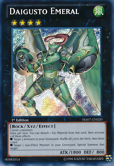 Daigusto Emeral [HA07-FR020] Secret Rare
