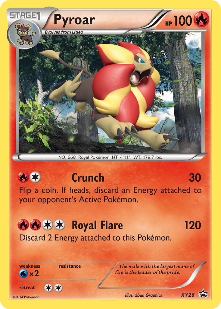 Pyroar (XY26) [XY : Promo Black Star]