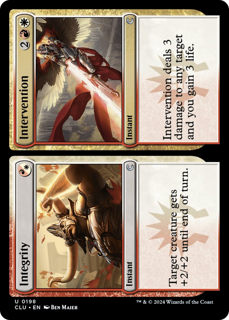 Intégrité // Intervention [Ravnica: Clue Edition]