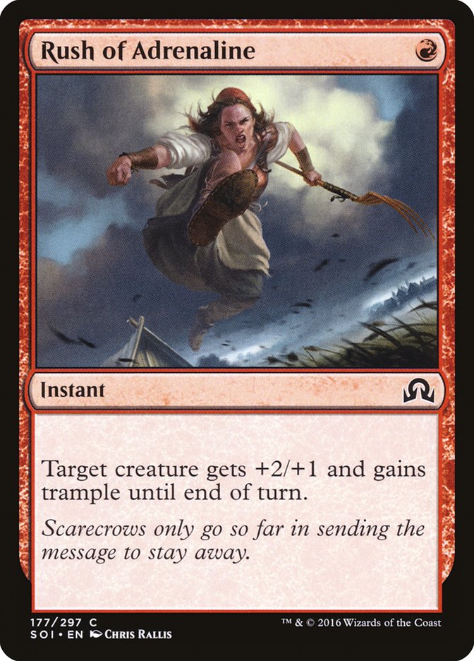 Poussée d'adrénaline [Ténèbres sur Innistrad]