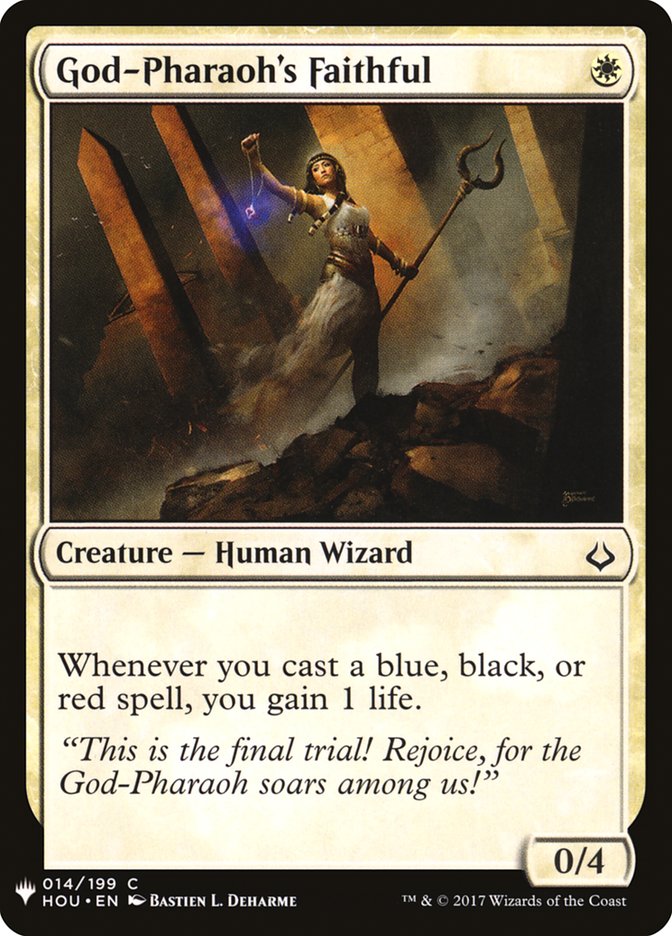 Fidèle du Dieu-Pharaon [Mystery Booster]