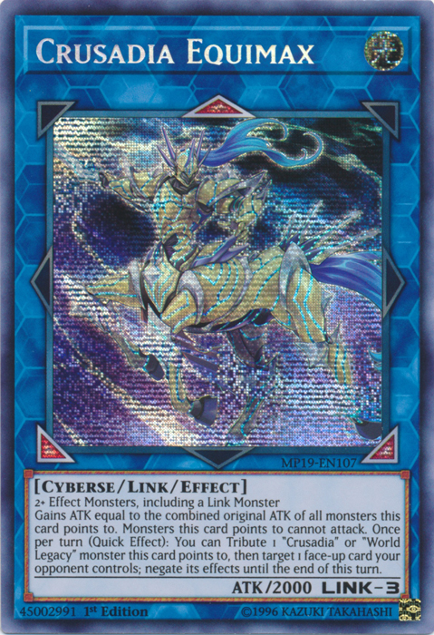Crusadia Equimax [MP19-EN107] Secreta Rara Prismática