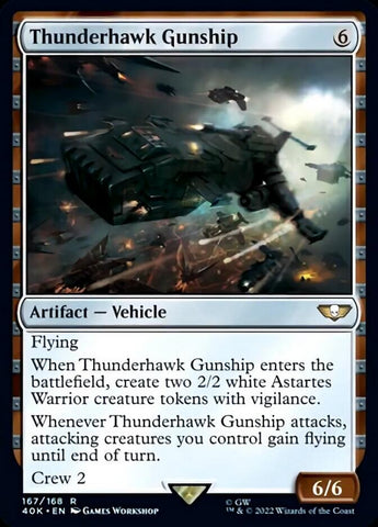 Cañonera Thunderhawk (Foil Oleada) [Warhammer 40,000]