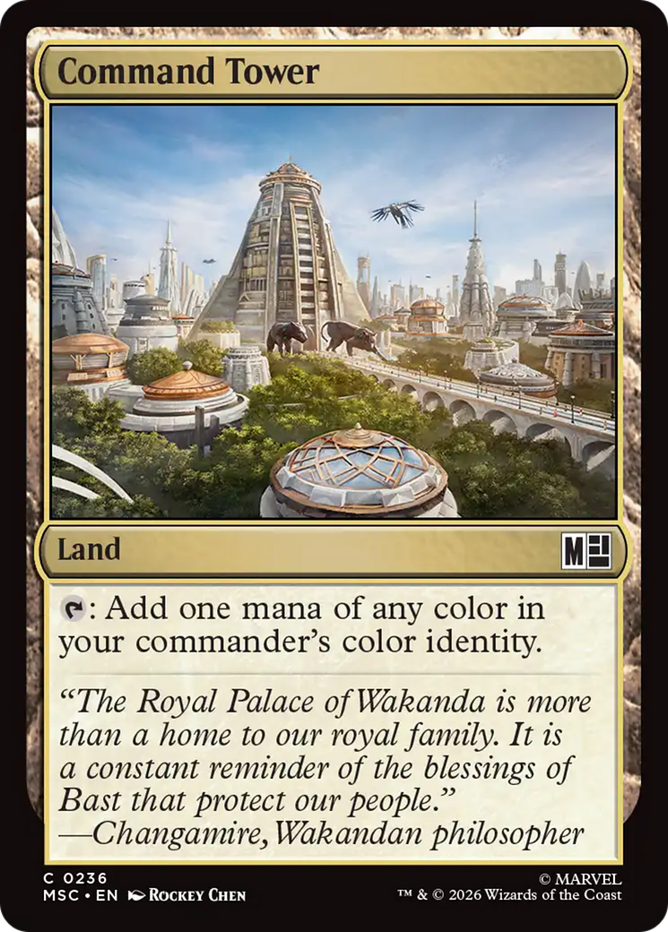 Torre de Mando (0236) (Surge Foil) [Marvel Super Heroes Commander]