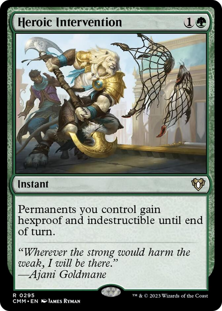 Intervention héroïque [Commander Masters]