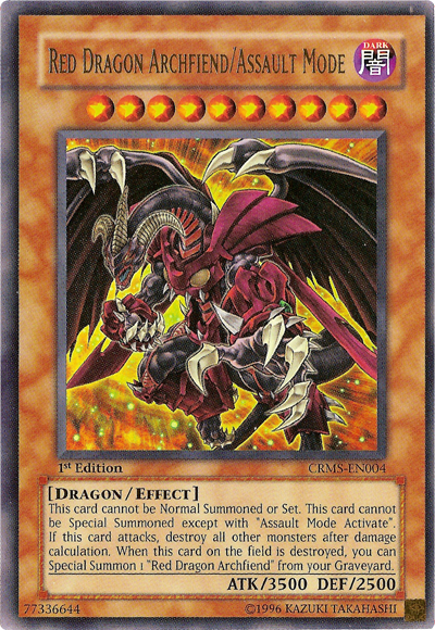 Archdémon Dragon Rouge/Mode Assaut [CRMS-EN004] Ultra Rare
