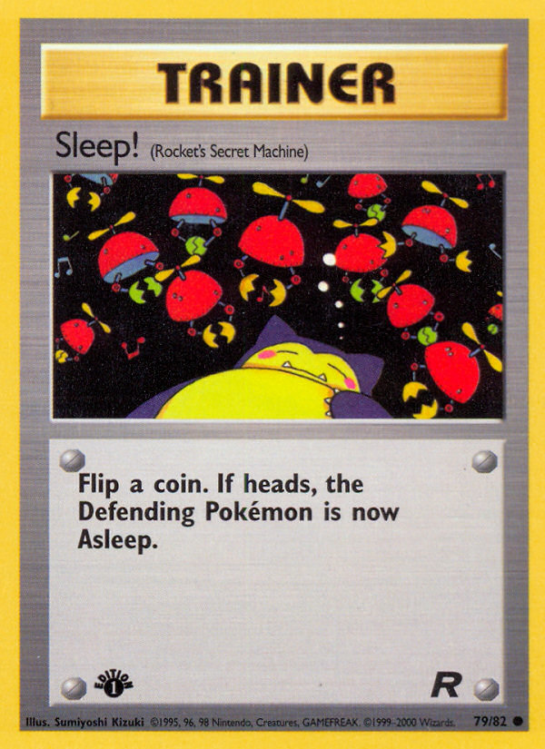 Dors ! (79/82) [Team Rocket 1re édition]