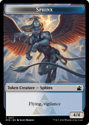 Oiseau // Sphinx Double-Face Jeton [Jetons Ravnica Remastered]