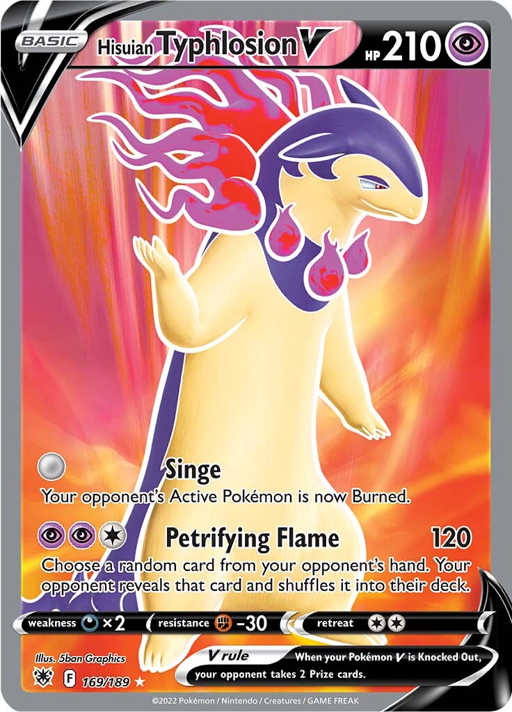 Typhlosion de Hisui V (169/189) [Espada y Escudo: Radiante Amane]