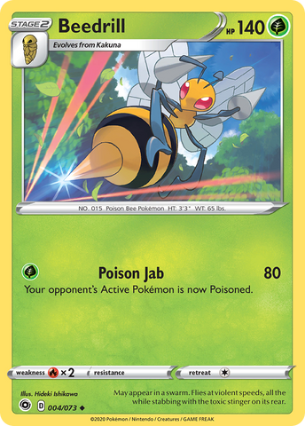 Beedrill (004/073) [Espada y Escudo: Senda del Campeón]