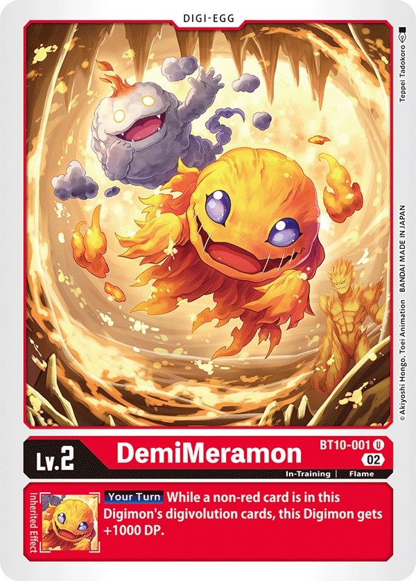 Demimeramon [BT10-001] [Encuentro Xros]