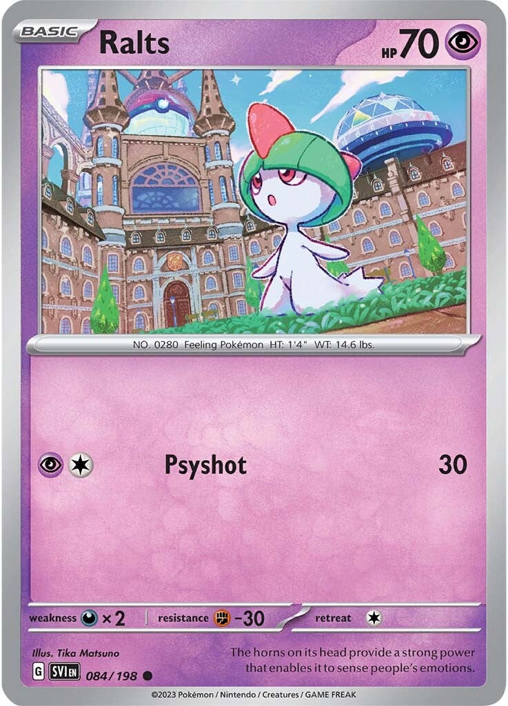 Ralts (084/198) [Escarlata y Púrpura: Set Básico]