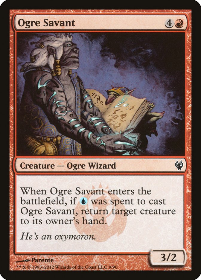 Savant ogre [Duel Decks: Izzet vs. Golgari]