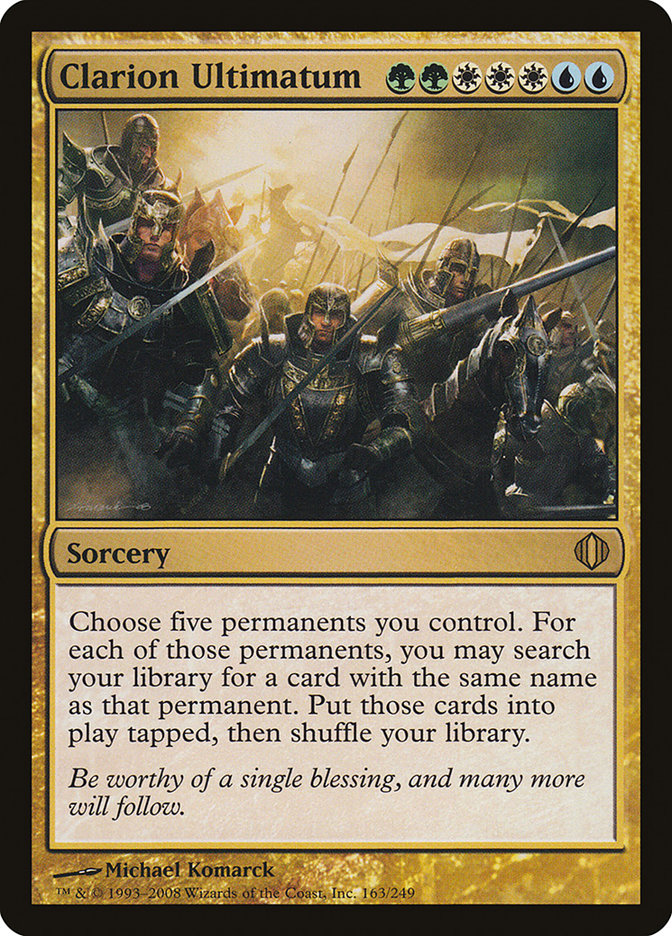 Ultimatum de Clarion [Éclats d'Alara]