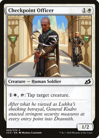 Oficial de puesto de control [Ikoria: Guarida de las Bestias]