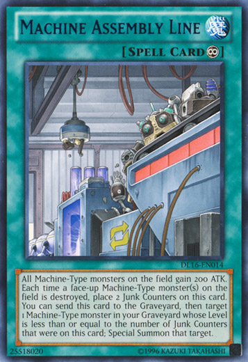 Ligne d'assemblage de machines (Bleue) [DL16-FR014] Rare