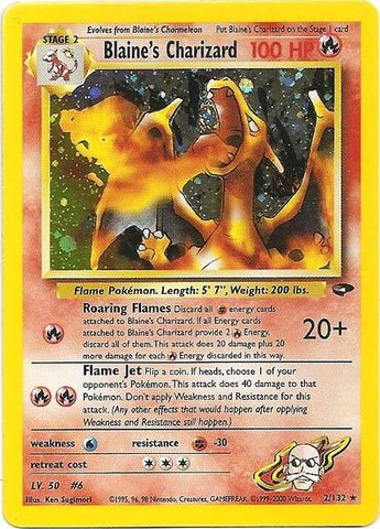 Charizard de Blaine (2/132) [Desafío de Gimnasio Ilimitado]