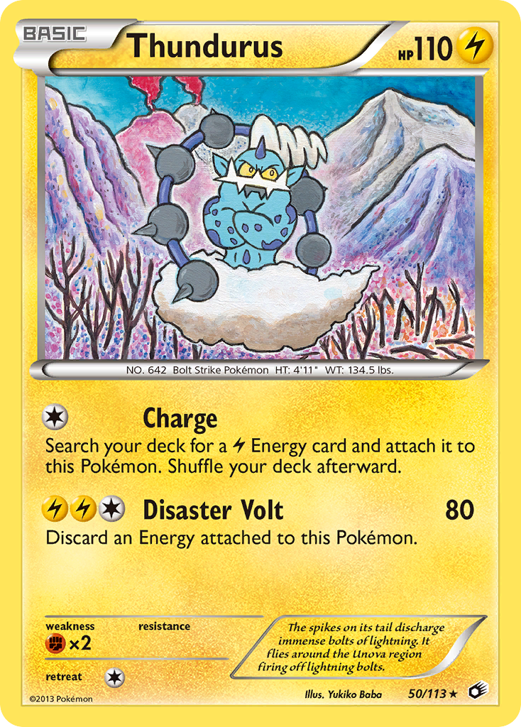 Thundurus (50/113) [Noir & Blanc : Trésors Légendaires]