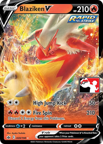 Blaziken V (020/198) [Paquete de Premios Serie Uno]