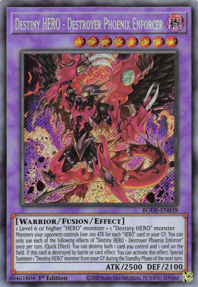 HEROS de la Destinée - Enforceur Phénix Détruiseur [BODE-FR039] Secrète Rare