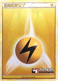 Énergie Foudre (Promo Play Pokémon 2010) [Cartes de Ligue et de Championnat]