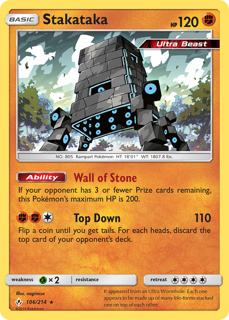 Stakataka (106/214) [Sol y Luna: Lazos Indestructibles]