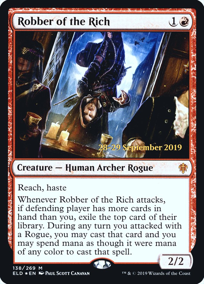 Pilleur des riches [Cartes promos d'avant-première Le trône d'Eldraine]