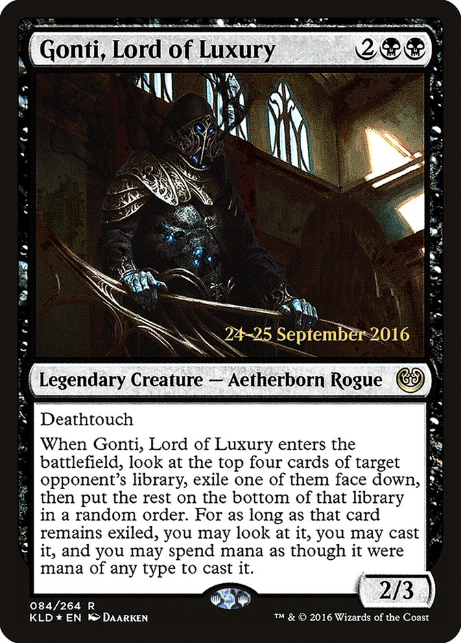 Gonti, Seigneur de la prodigalité [Cartes promos d'avant-première Kaladesh]