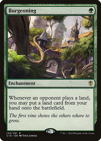 Bourgeonnant [Commander 2016]