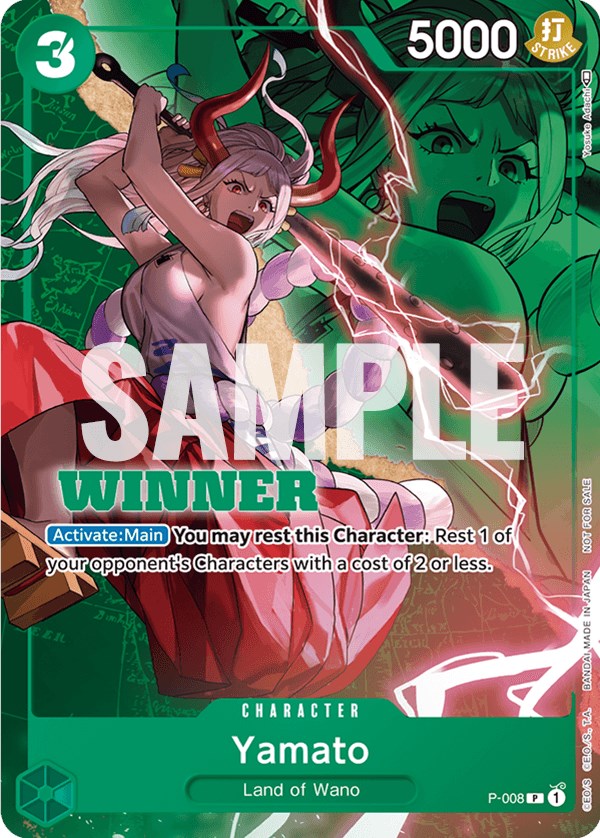 Yamato (P-008) (Ganador Pack Vol. 1) [Cartas Promocionales de One Piece]