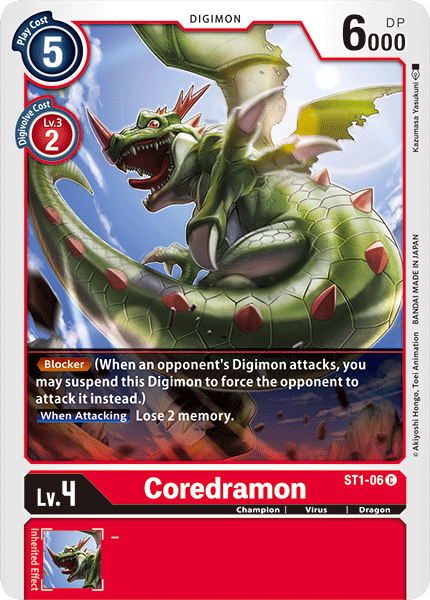 Coredramon [ST1-06] [Mazo de Inicio: Gaia Roja]