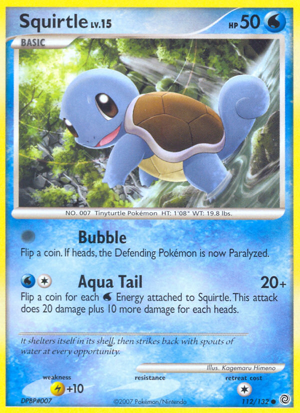 Squirtle (112/132) [Diamante & Perla: Maravillas Secretas]
