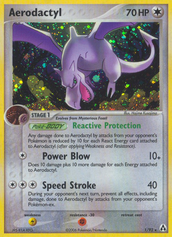 Aerodactyl (1/92) [EX: Fabricantes de Leyendas]