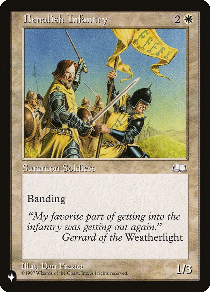 Infanterie bénaliane [The List]