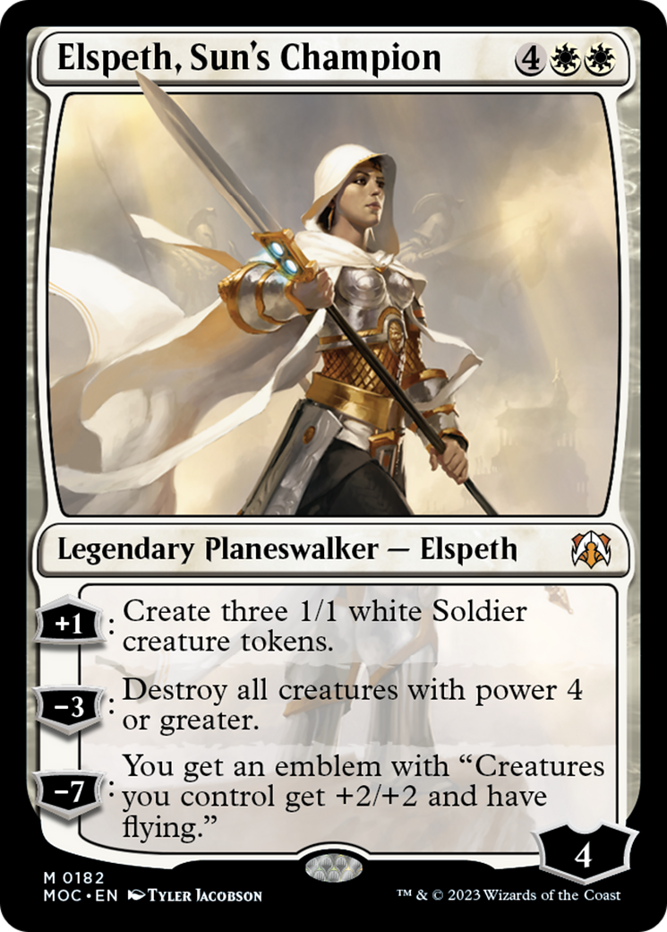 Elspeth, campeona del Sol [Commander de Marcha de las máquinas]