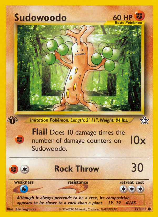 Sudowoodo (77/111) [Neo Genesis 1ère édition]