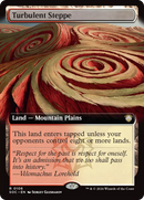 Estepa turbulenta (Arte extendido) [Commander de Secretos de Strixhaven]
