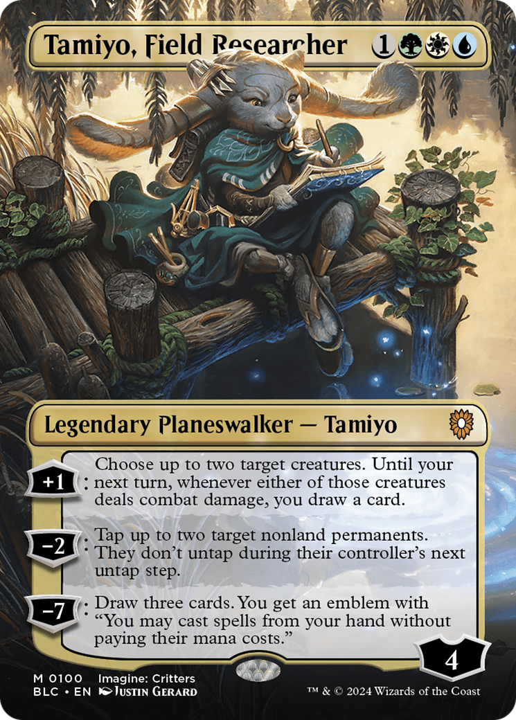 Tamiyo, chercheuse de terrain (sans bordure) [Commandant Bloomburrow]